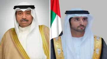 حمدان بن محمد يبحث هاتفياً التطورات مع وزير دفاع الكويت